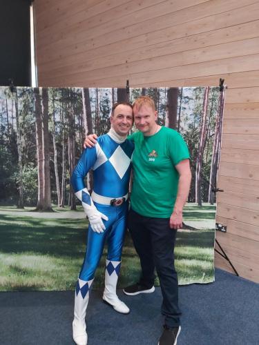 Blue Ranger and his Partner 